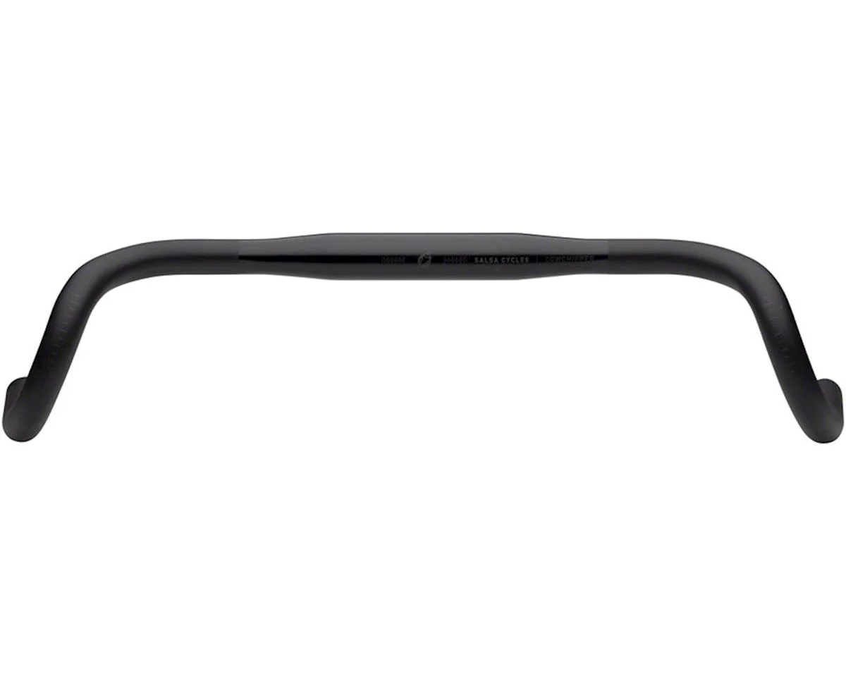 Salsa Cowchipper Deluxe Drop Handlebar (Black) (31.8mm) (44cm) (24° Flare)